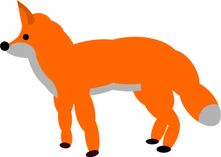 Fox Nature Animal Stickdatei
