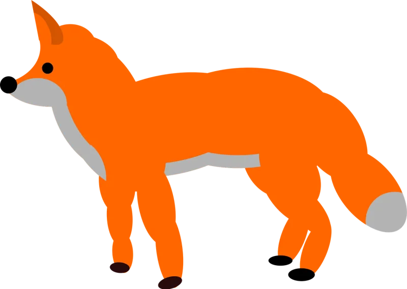 Fox Nature Animal Stickdatei – Tiere
