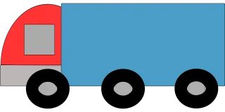 Truck Vehicle Transportation Stickdatei