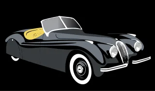 Car Jaguar Vehicle Stickdatei