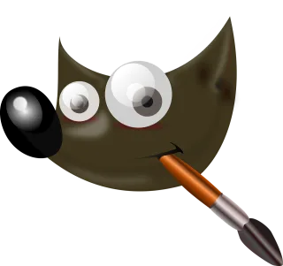 Gimp Coyote Nature Stickdatei