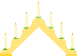 Candlestick Candle Christmas Stickdatei – Weihnachten