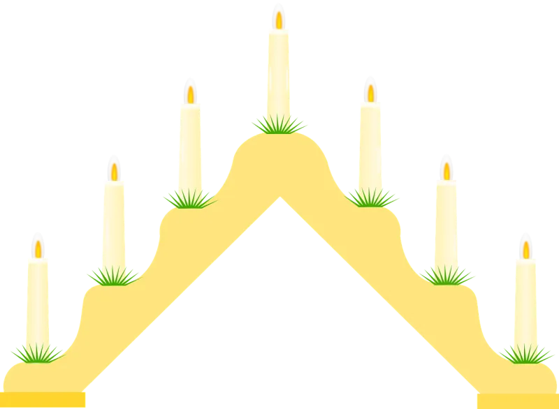 Candlestick Candle Christmas Stickdatei – Weihnachten
