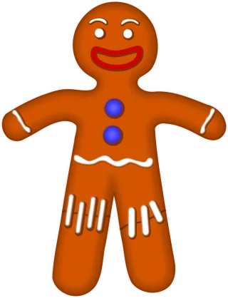 Gingerman Biscuit Gingerbread Stickdatei