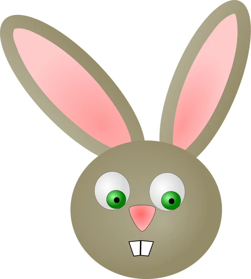 Easter Rabbit Head Stickdatei – Tiere