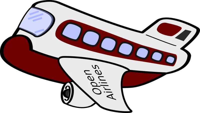 Airplane Funny Passenger Stickdatei – Kinder