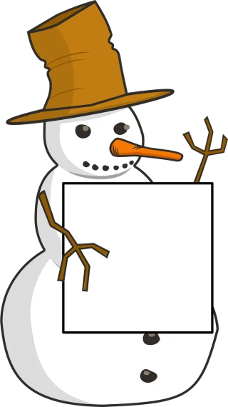 Snowman Snow Winter Stickdatei