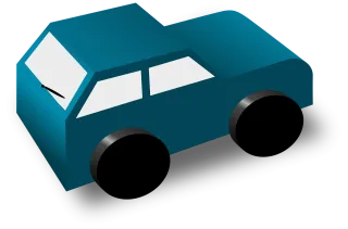 Car Rear Transportation Stickdatei