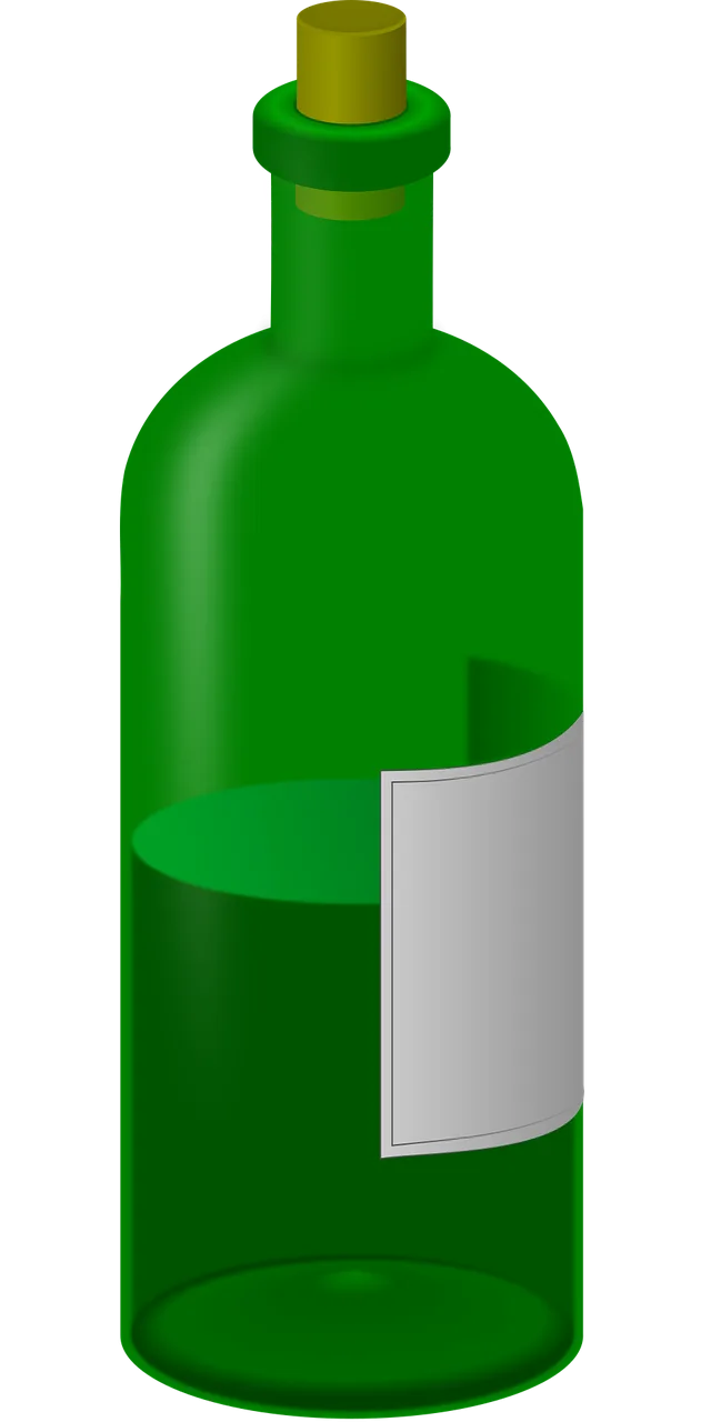 Wine Bottle Label Stickdatei – Essen & Trinken
