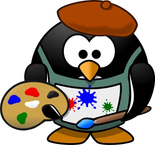 Painter Tux Art Stickdatei