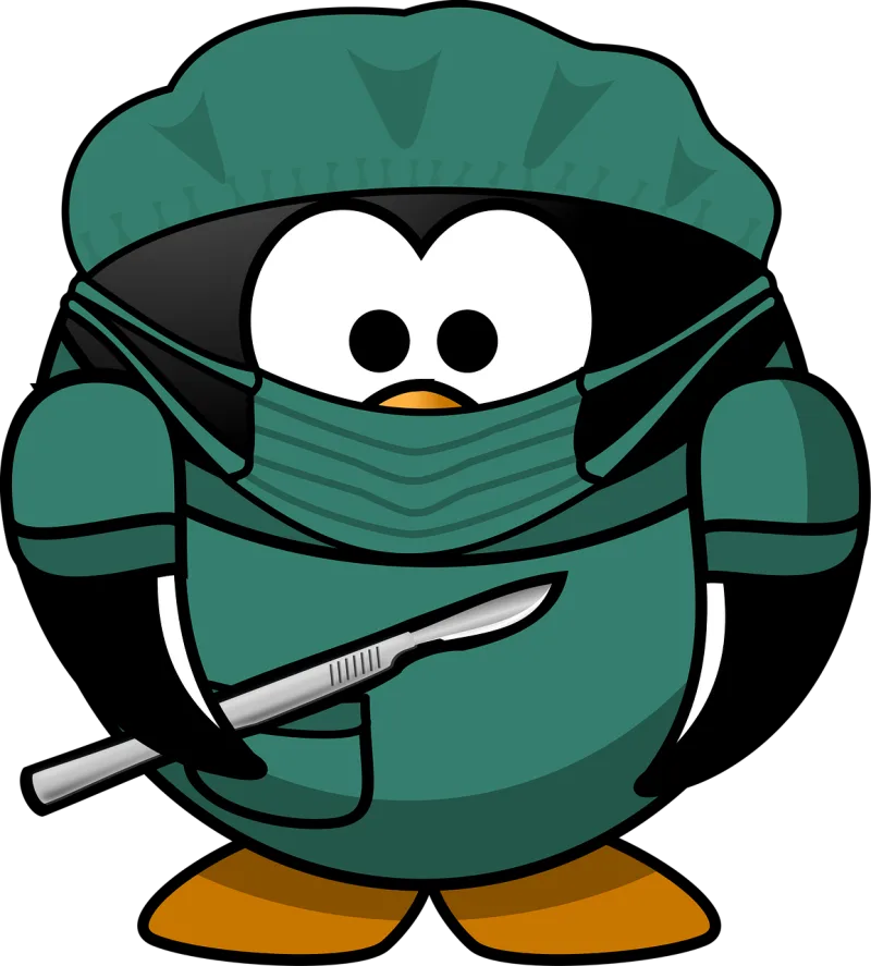 Doctor Tux Animal Stickdatei – Tiere