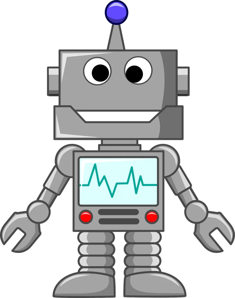 Robot Mustache Science Stickdatei – Kinder