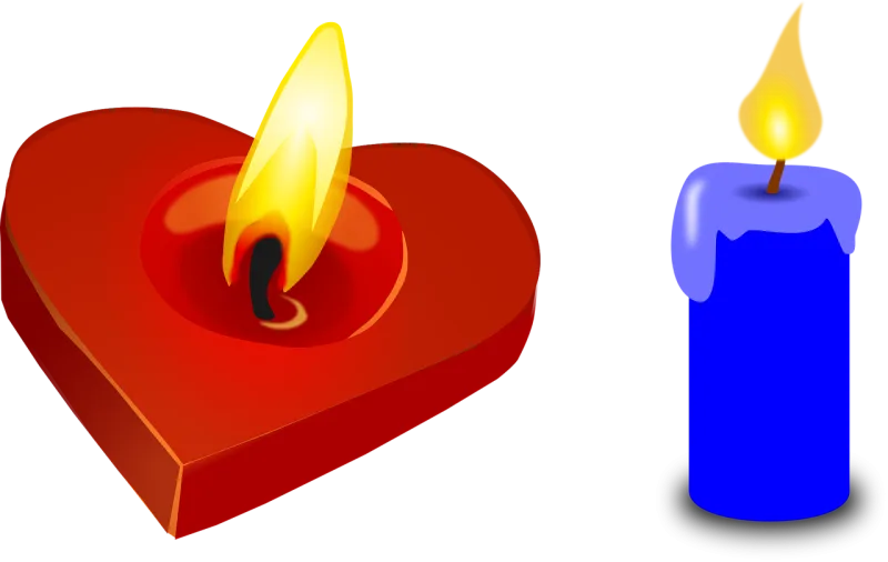 Candle Heart Valentine Stickdatei – Weihnachten