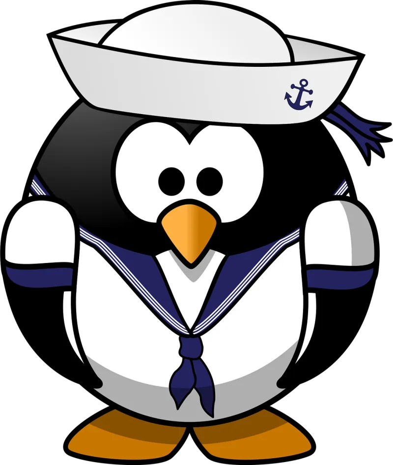 Tux Anchor Animal Stickdatei – Fahrzeuge