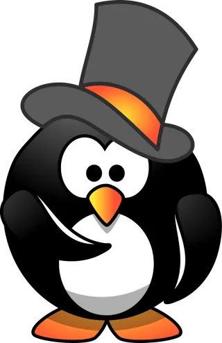 Penguin Hirer Hiring Stickdatei – Tiere