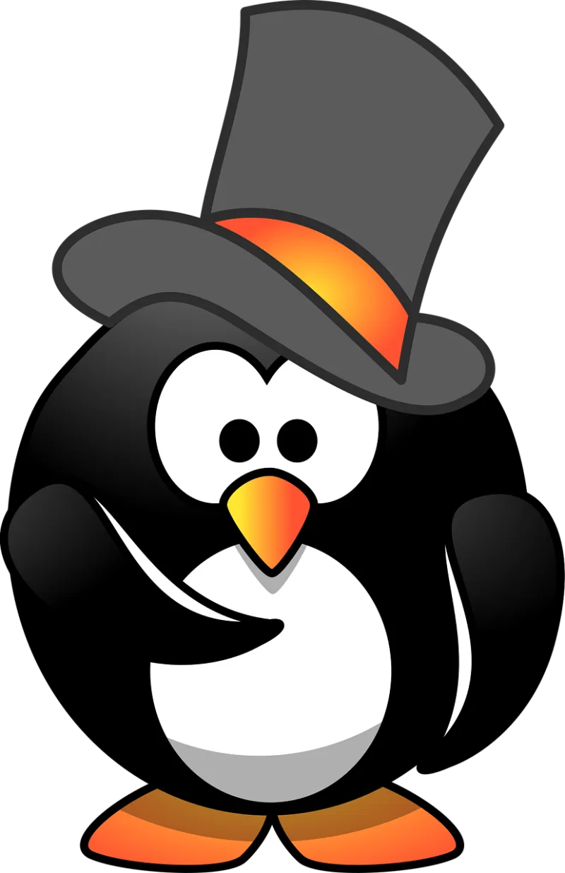 Penguin Hirer Hiring Stickdatei – Tiere