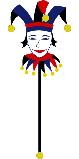 Joker Clown Bauble Stickdatei