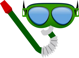 Snorkel Snorkeling Mask Stickdatei
