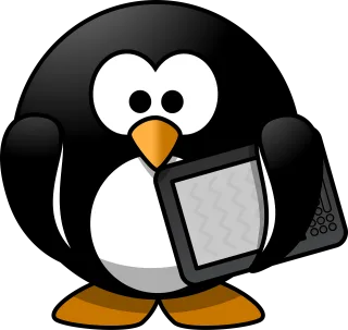 Tux Animal Bird Stickdatei