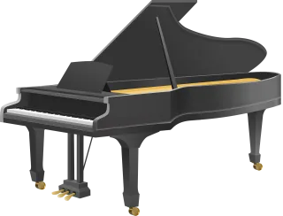 Grand piano Piano Music Stickdatei