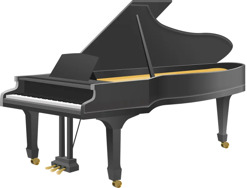 Grand piano Piano Music Stickdatei – Musik