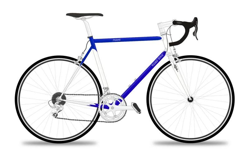 Racing bicycle Racer Racing bike Stickdatei – Sport
