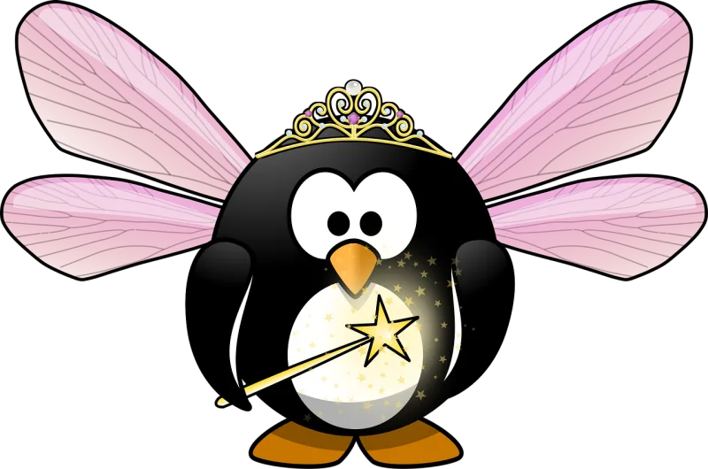 Tux Animal Bird Stickdatei – Tiere