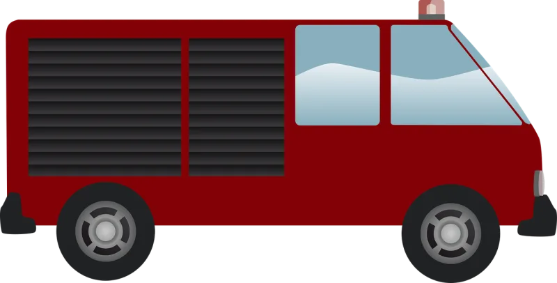 Fire engine Firemen Van Stickdatei – Fahrzeuge