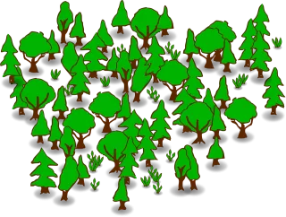 Forest Nature Plants Stickdatei
