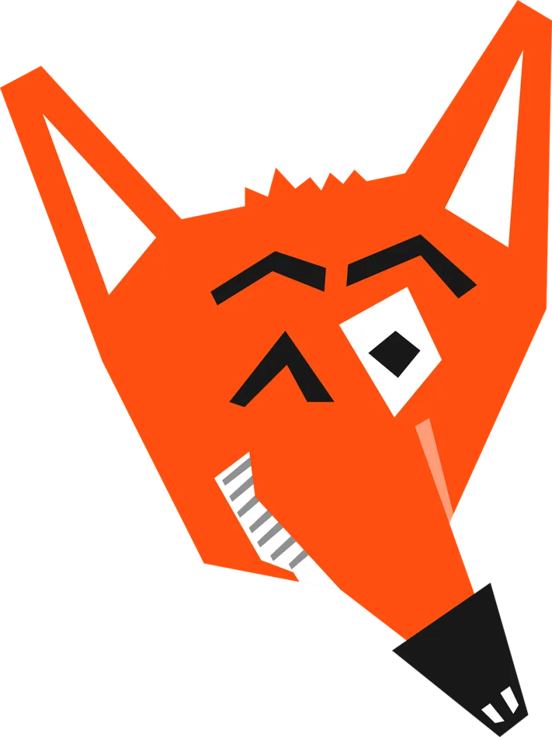 Fox Animal Cartoon Stickdatei – Tiere