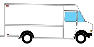 Truck Van White Stickdatei – Fahrzeuge