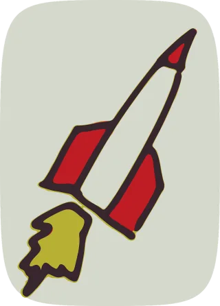 Rocket Lift-off Power Stickdatei