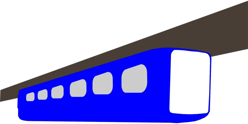 Overhead railway Wuppertal Elevated railway Stickdatei – Fahrzeuge