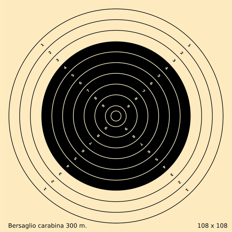Rifle Target Aim Stickdatei – Fahrzeuge