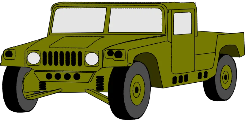 Jeep Car Hummer Stickdatei – Fahrzeuge