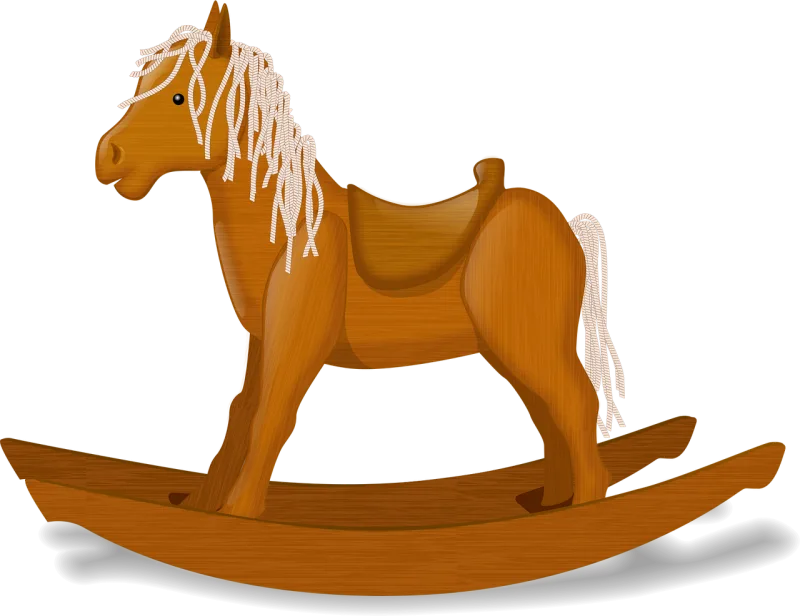 Rocking horse Rocker Toy Stickdatei – Tiere