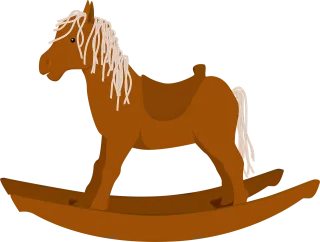Rocking horse Rocker Wooden Stickdatei