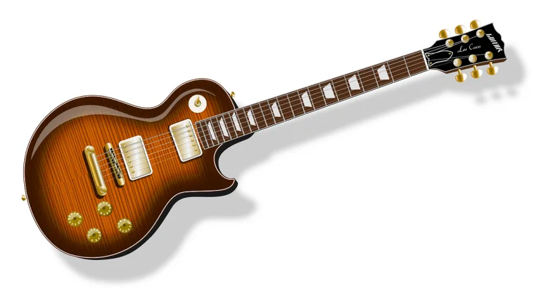 Electric guitar Ax Axe Stickdatei – Musik