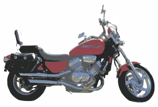Motorcycle Bike Motor Stickdatei