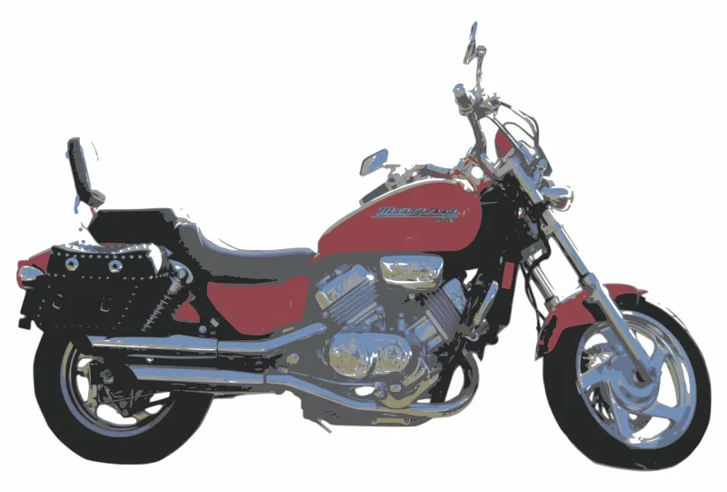 Motorcycle Bike Motor Stickdatei – Fahrzeuge
