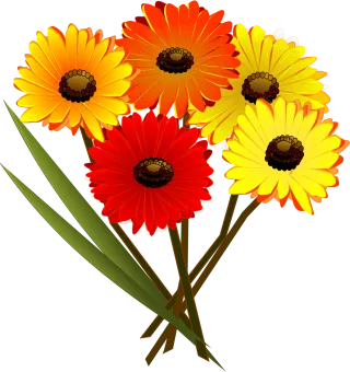 Bouquet Bouquet of flowers Flowers Stickdatei