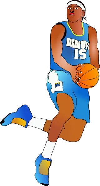 Basketball Player Ball Stickdatei