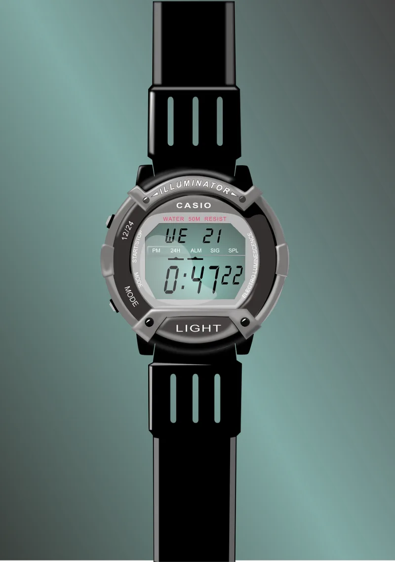Digital clock Watch Wrist watch Stickdatei – Musik