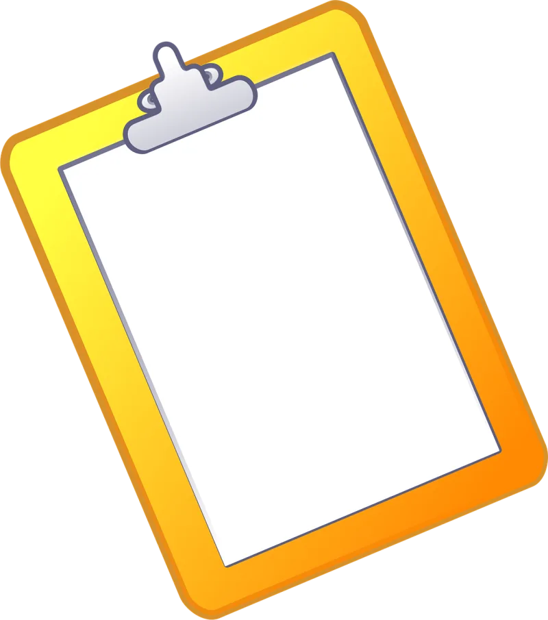 Clipboard Document Paper Stickdatei – Musik