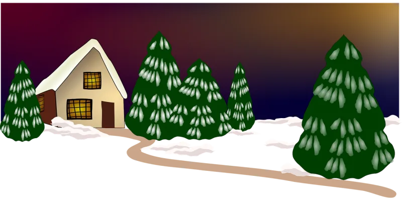 Christmas eve Winter Season Stickdatei – Weihnachten