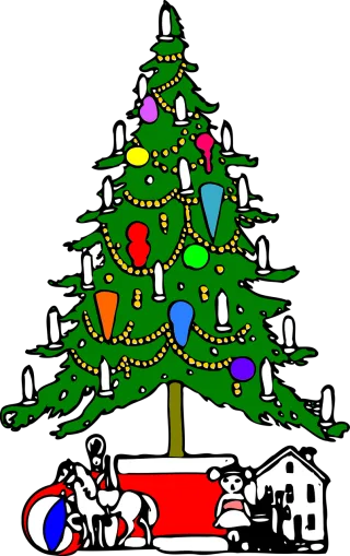 Christmas Christmas tree X-mas Stickdatei