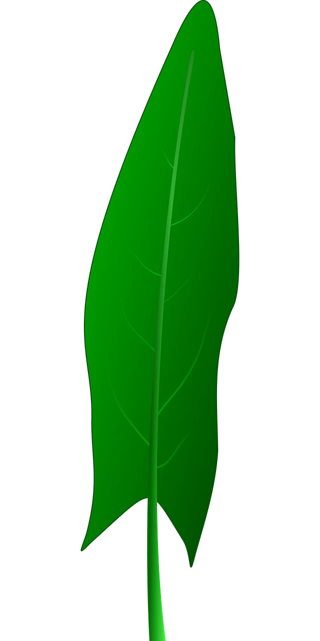 Leaf Garden Plant Stickdatei – Natur