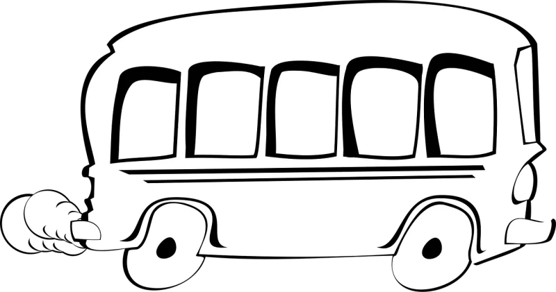 Bus Car School bus Stickdatei – Fahrzeuge