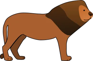 Lion Tiger Animal Stickdatei