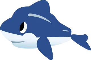 Dolphin Fish Sea Stickdatei